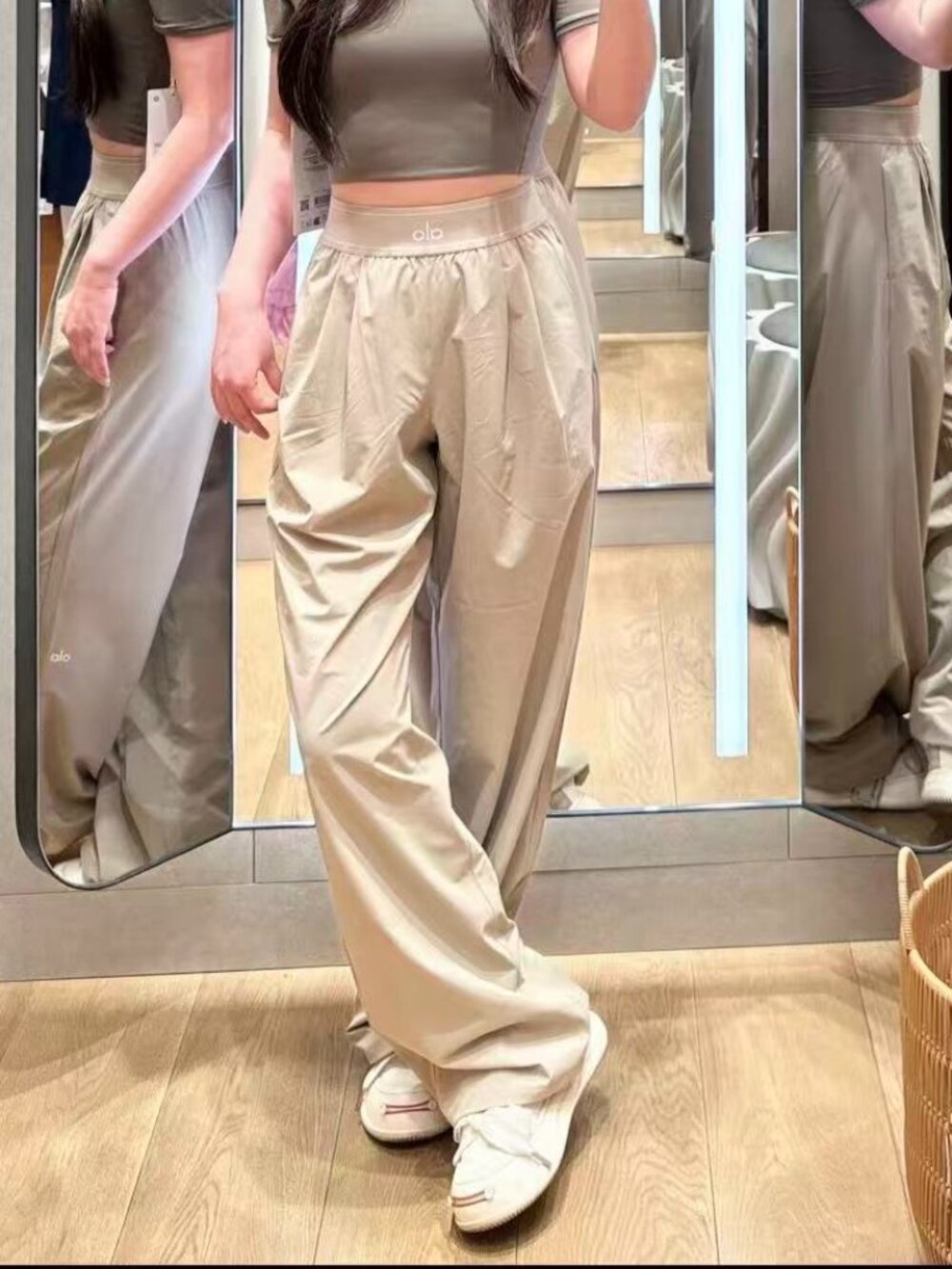 💥NWT ALO Yoga Suit Up Trouser Gravel😀Formal/Casual/Resort pants (Regular)